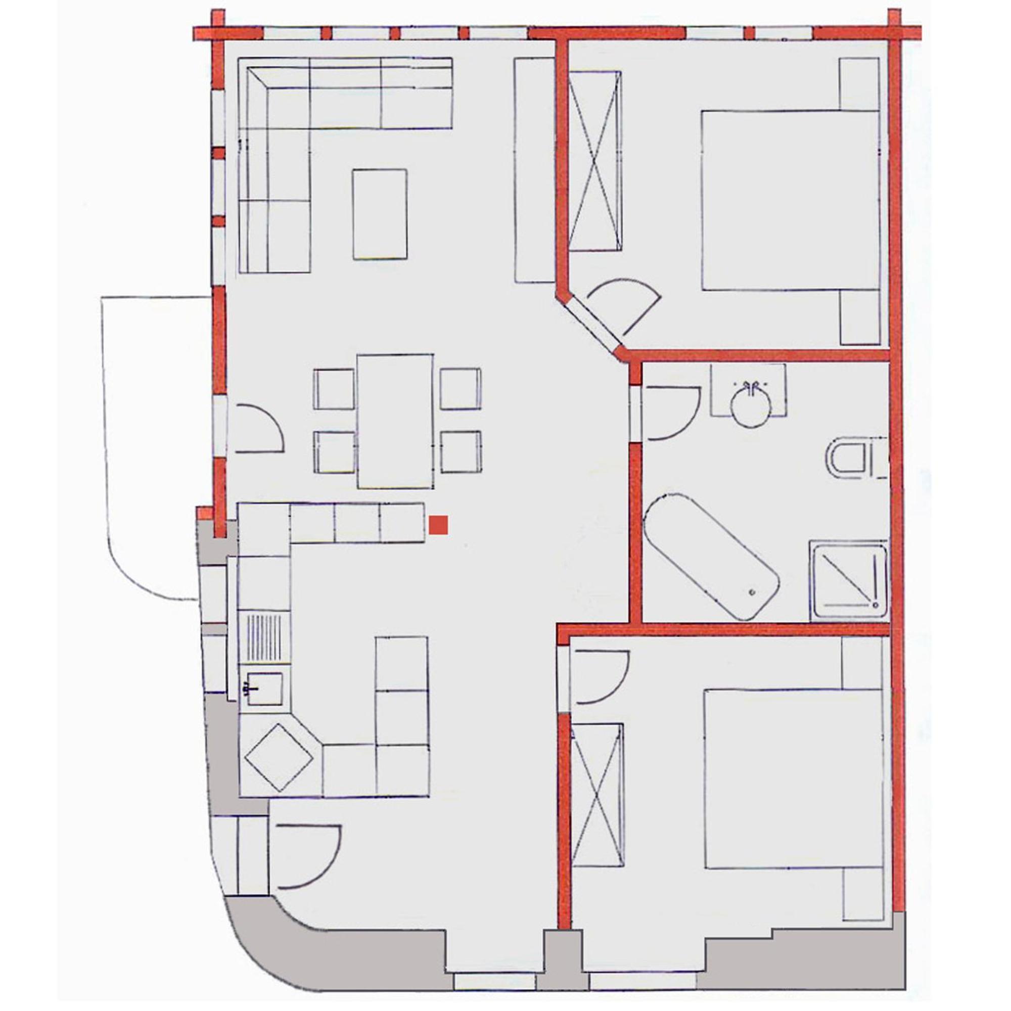 Ferienhaus Antigua Saas-Grund Szoba fotó
